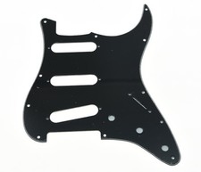 Ponte battipenna chitarra 11 fori stile Jimi Hendrix ST rovesciato nero 3 strati