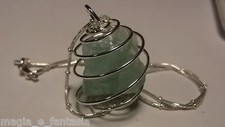 Collana con fluorite grezza - fluorite,