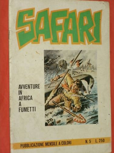 Kalar safari anno fumetto - -safari, 1°fumetto