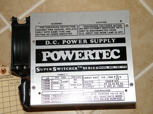 Alimentatore powertec - dc",