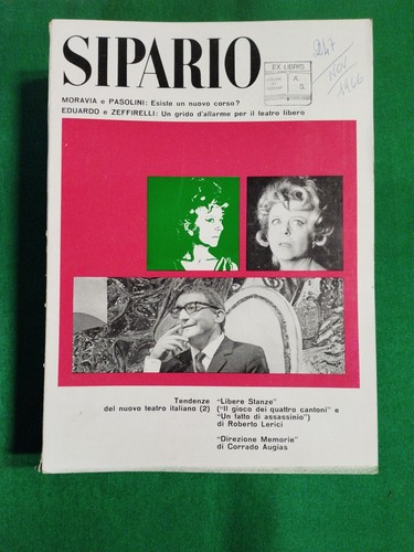 Sipario rivista numeri - numeri, vv