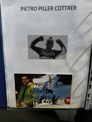 Autografo pietro piller - autografo,