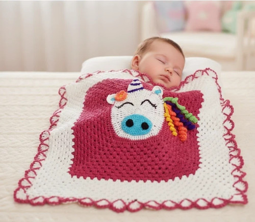 Coperta passeggino unicorno