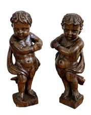 Scultura coppia putti - di,