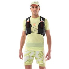 - Compressport Ultrun Evo 10 Pack Zaino Gilet Idrico Trail Running, Nero (2 Borr