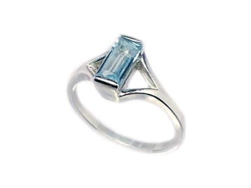 Antico anello sterling topazio