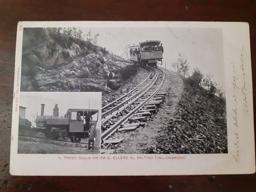 Cartolina vallombrosa treno - vallombrosa,