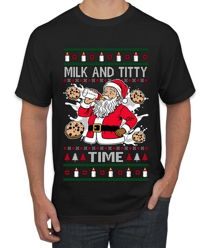 Maglietta uomo milk and titty - maglietta,