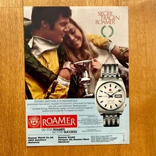 Vincitore Indossa Roamer Mustang D+D Indianapolis 1969 Pubblicità Vintage Pubblicità