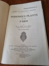 Poisonous plants on the Farm