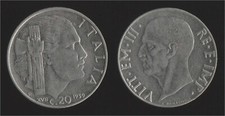 20 CENTESIMI 1939 XVII IMPERO MAGNETICA - VITTORIO EMANUELE III