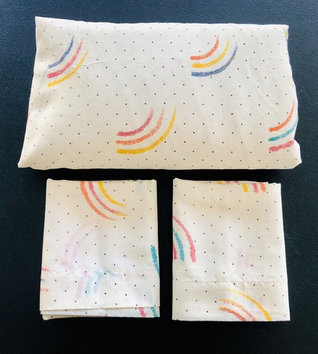 Lenzuolo vintage arcobaleno - lenzuolo,