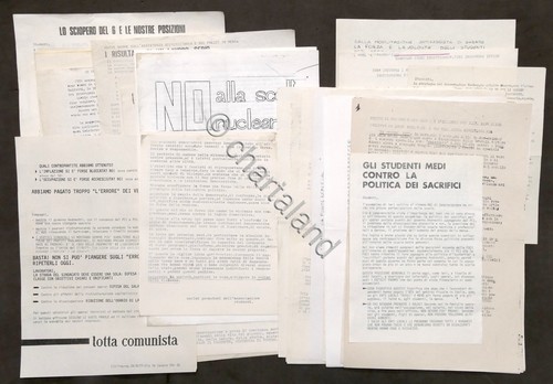 Lotto volantini associazioni - volantini,