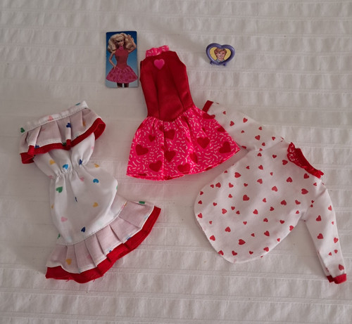 Lotto outfit cuoricini barbie - lotto,