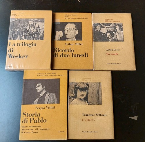 Lotto libri einaudi teatro - libri,