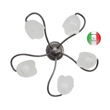 Plafoniera a soffitto in ferro