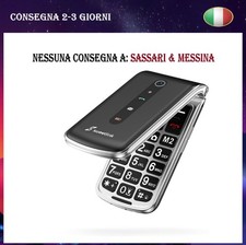 Telefono Cellulare per Anziani Con Tasti Grandi, GSM Flip Telefoni Cellulari per