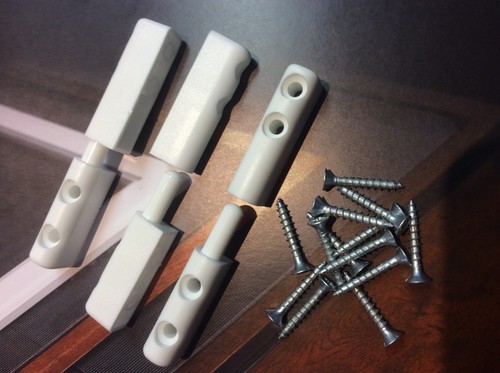 Cerniere pvc set di 3 - pvc,