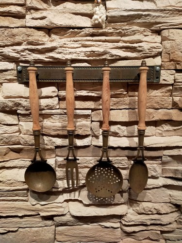 Mestoli vintage ottone - mestoli, vintage,