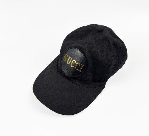 Cappellino gucci monogram nero - gucci,