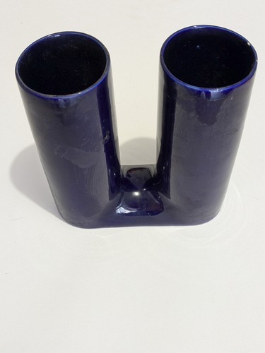 Vaso cina vitreo blu - vaso,