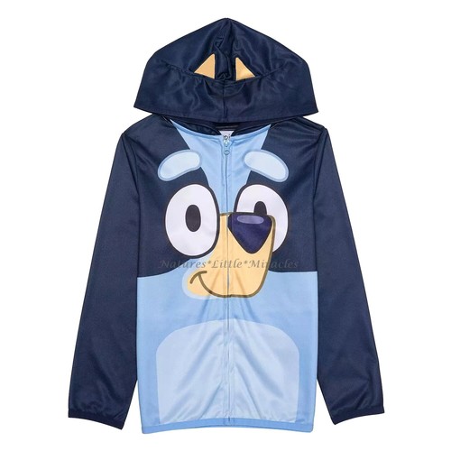 Felpa con cappuccio bluey - felpa,