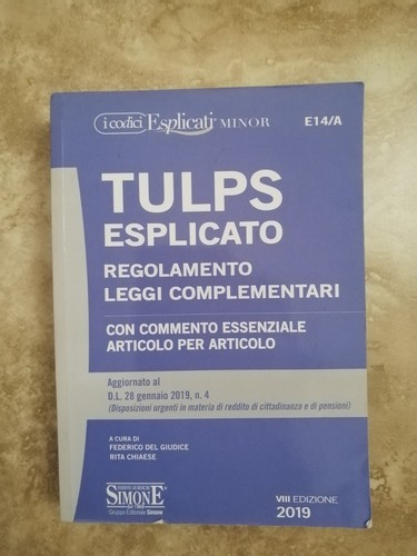 Tulps esplicato regolamento - tulps,