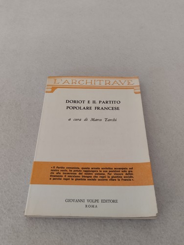 Doriot partito popolare - partito,
