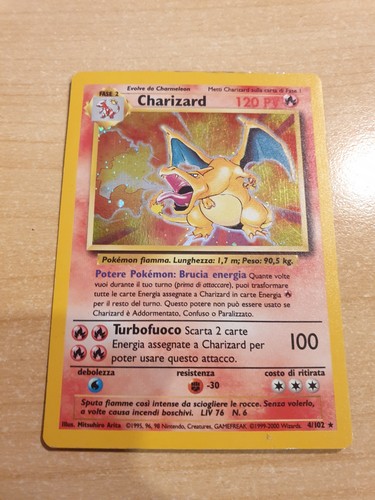 Charizard set base ita 102 - set, 4/102