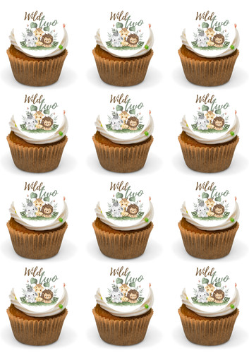 Wild two commestibili cupcake - wild,