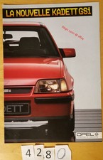 OPEL KADETT GSi Prospectus Fr