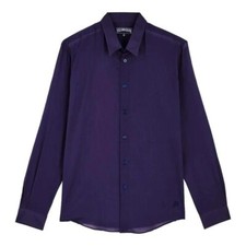 Camicia leggera cotone Vilebrequin / caracal unisex / blu navy / prezzo di prezzo £165