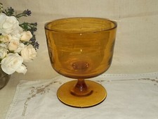 VINTAGE ANNI 70 VETRO AMBRATO