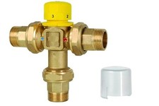 MISCELATORE TERMOSTATICO 3/4" MASCHIO VIA INF. PANNELLO SOLARE TERMICO BOILER 