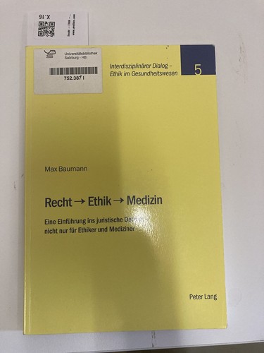 Recht ethik medizin eine - recht,