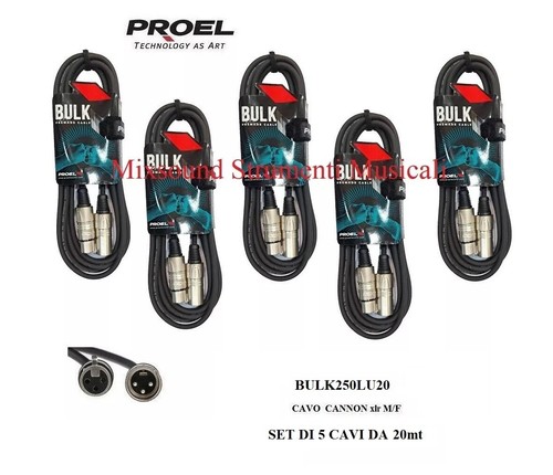 Proel bulk250lu20 cavo per - proel,