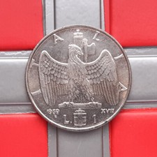 (£)     1 Lira 1939 XVIII