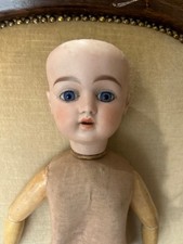 antica bambola meccanica bisquit