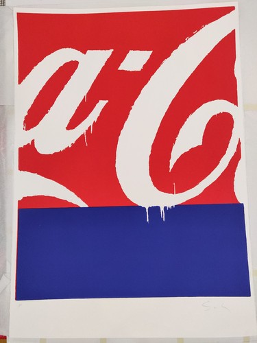 Serigrafia propaganda coca - serigrafia,