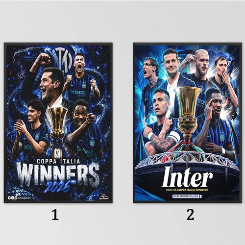 Poster vincitori inter milan - vincitori,