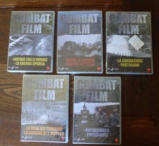 Lotto di 5 DVD COMBAT FILM,RAI TRADE/L'UNITÀ[WW2,seconda guerra mondiale,storia