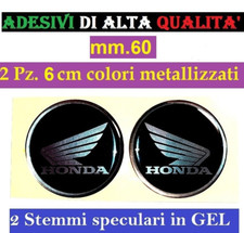 2 adesivi HONDA GEL 60.mm