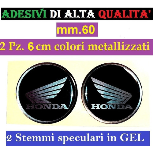 Adesivi honda gel - honda, 60.mm