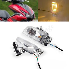 Luce di direzione anteriore trasparente indicatore LED per Yamaha Aerox155 125 2015-19