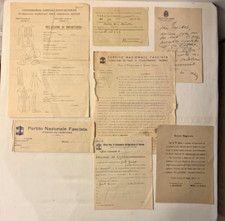 LOTTO DOCUMENTI FASCI DI