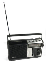 PRL) RADIO 390 PHILIPS 2 BAND PORTABLE MUSIC 220/240V MUSIQUE MUSICA RICEVENTE