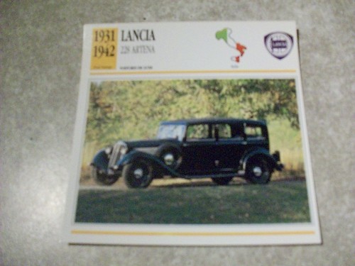 Carte fiche lancia 228 artena - fiche,
