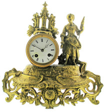 Pendolo francese placcato oro