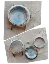 70s LONGINES 1501 AUTOMATIC CAL. 505/506 VINTAGE WATCH CASE & CROWN UHREN 35,5mm