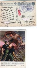 CARTOLINA MILITARE BOCCASILE -